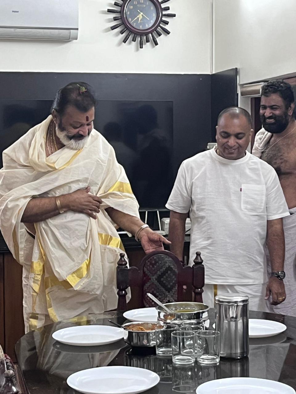 Mr. P.K. Preeth with the Hon'ble Union Minister, Shri Suresh Gopi Ji